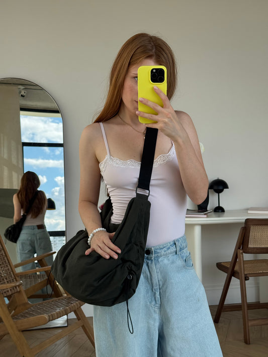 Bonbon bag khaki